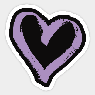 Purple Heart | Mothers day gift | Cute Heart Shirt Sticker